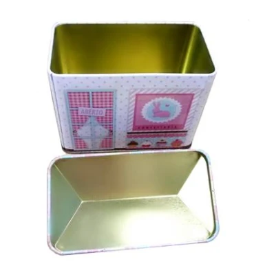 Подарочная жестяная коробка для конфет в форме домика нового стиля
